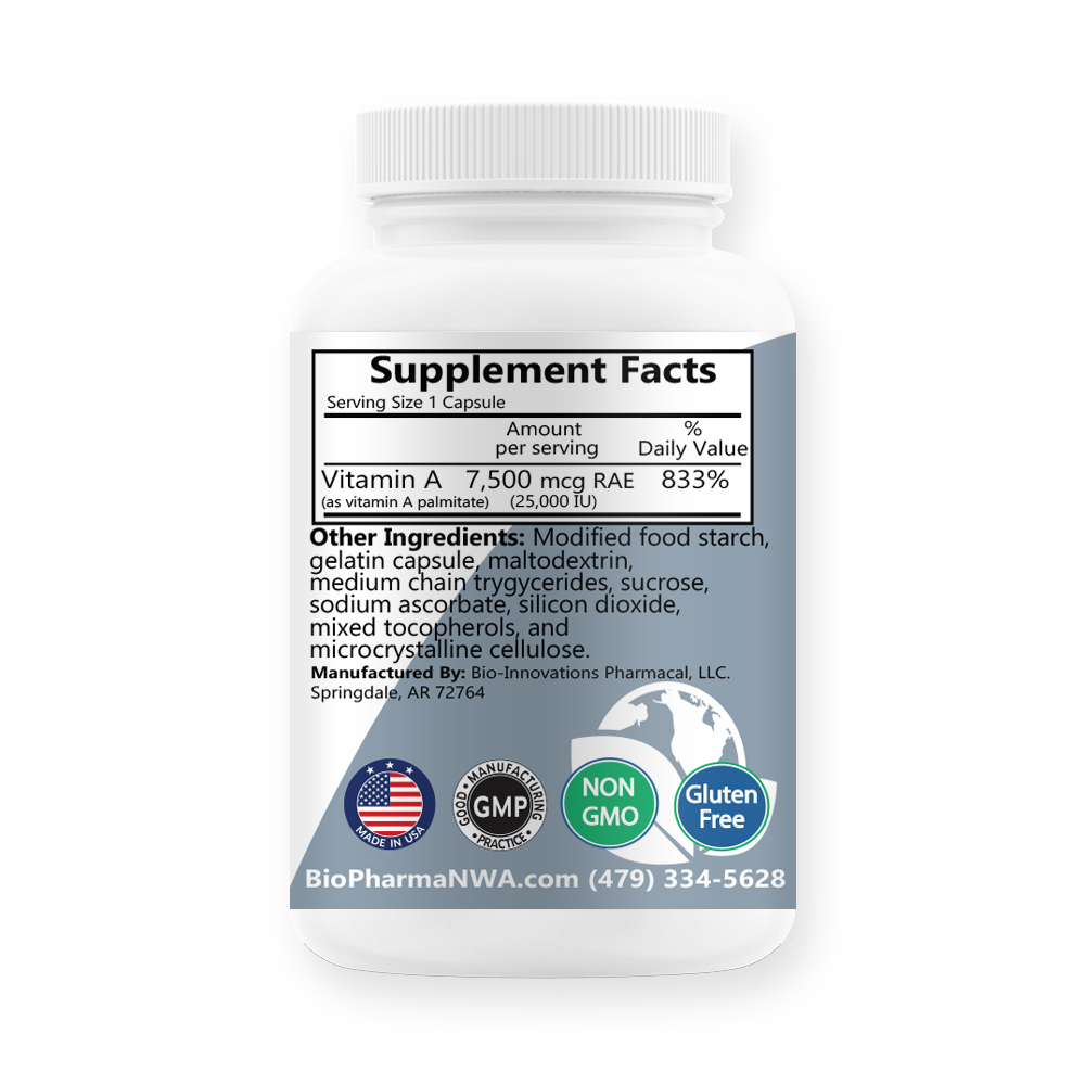 Vitamin A 25,000 IU